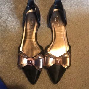 Ted Baker Plastic Bow Flats